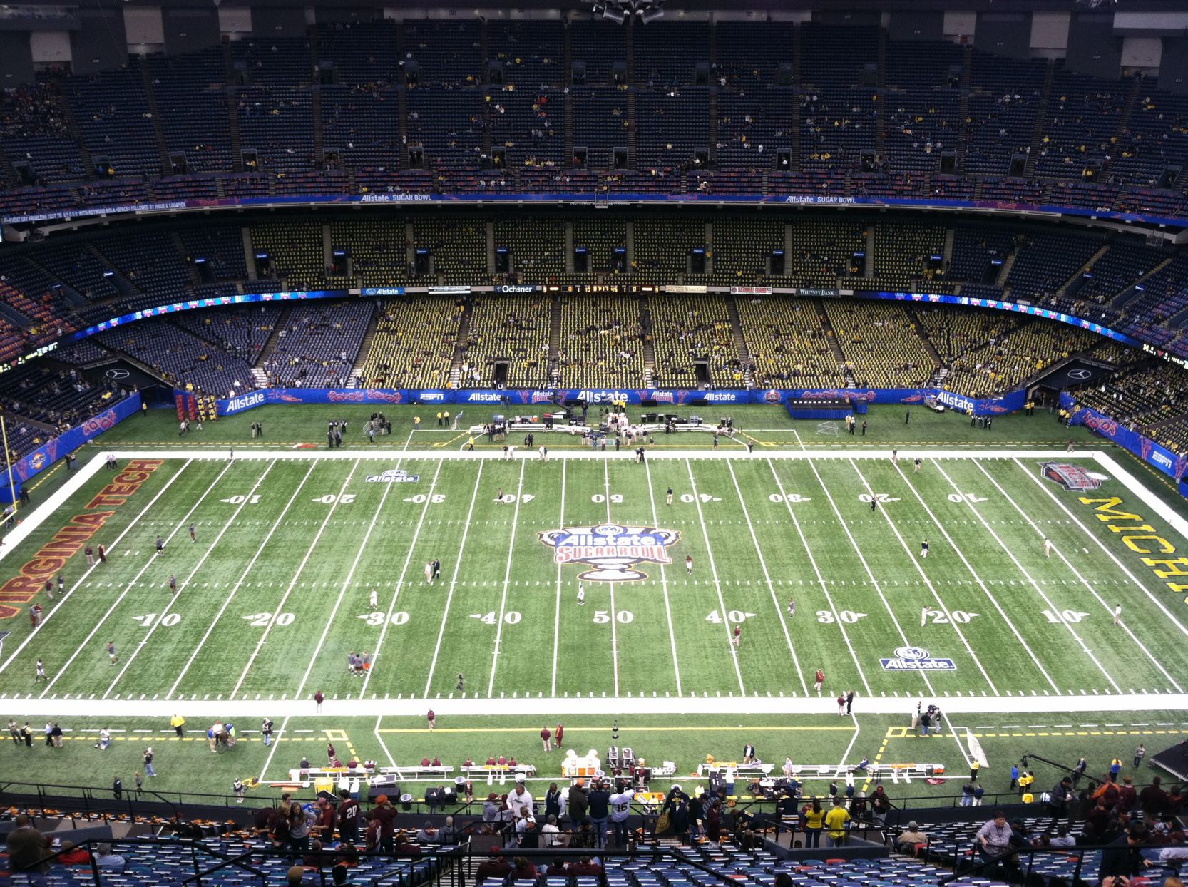 10) New Orleans Saints - Mercedes-Benz Superdome